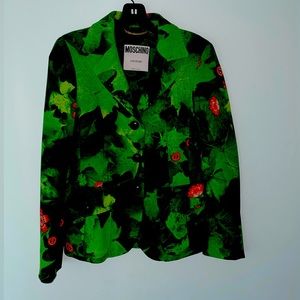 Authentic vintage Moschino Couture green suit